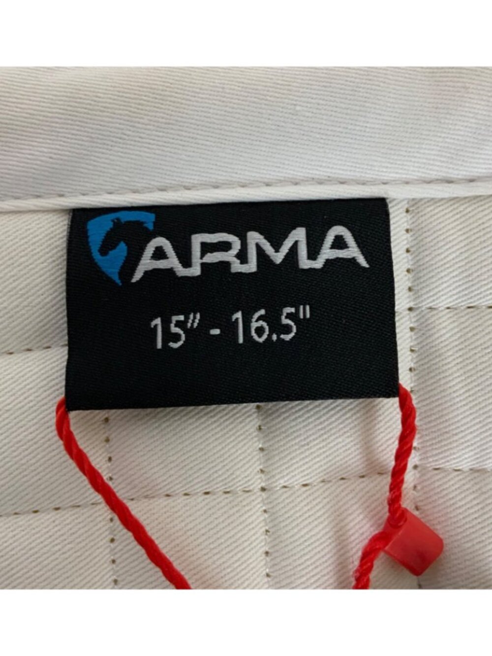 Arma SupaFleece Pro Comfort Quilted Half Pad 15-16.5 in White Shires Equestrian - Picture 3 of 10